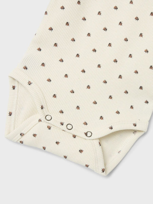 Lil' Atelier Långarmad Body - Turtledove/Nyckelpiga