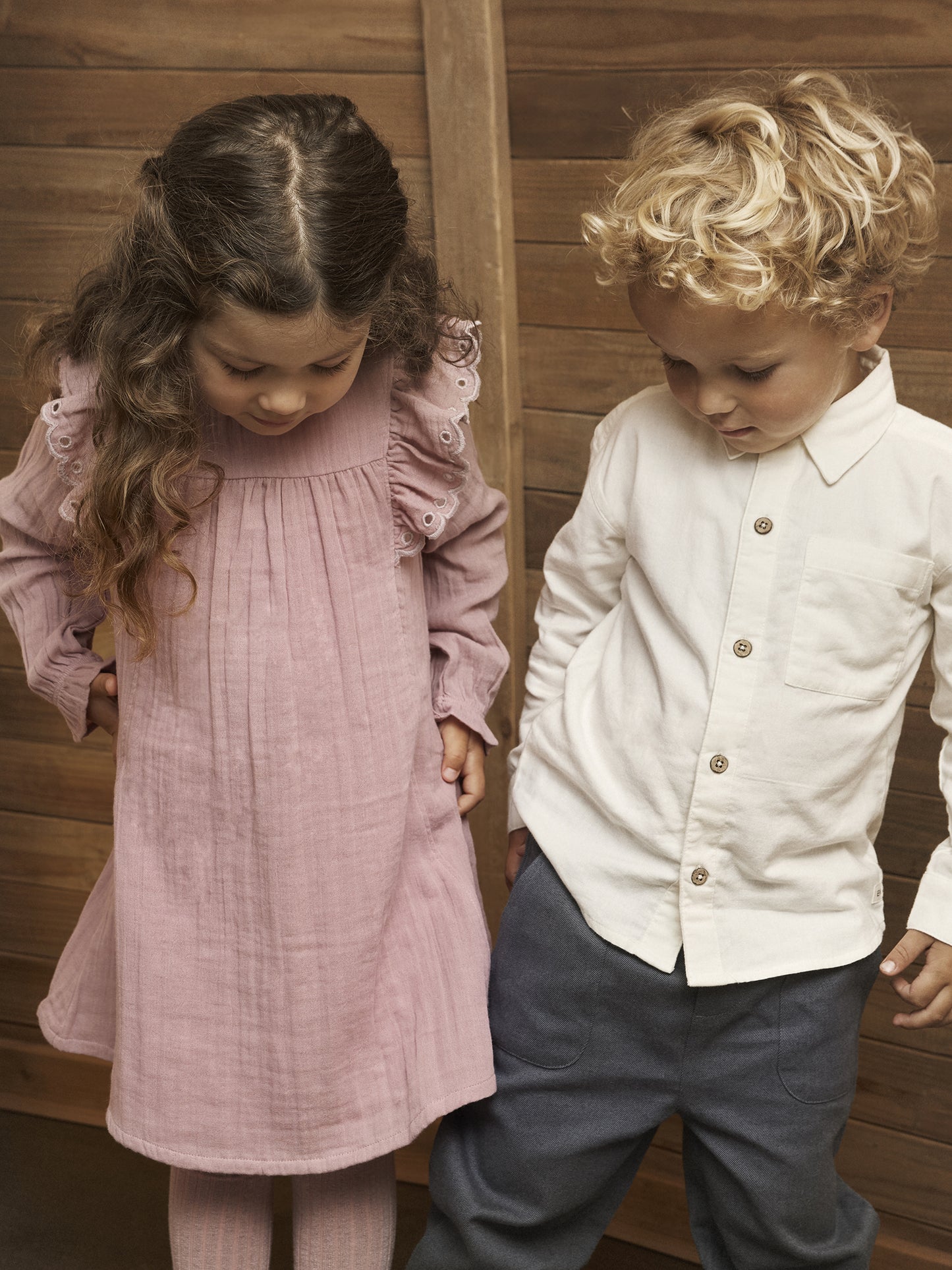 En Fant Shirt LS - Egret