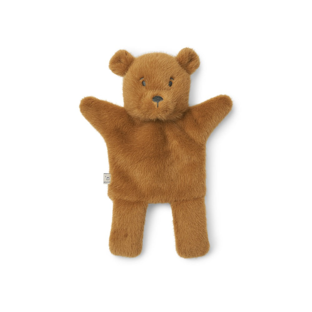 Liewood Honor Bear Hand Puppet - Golden Caramel