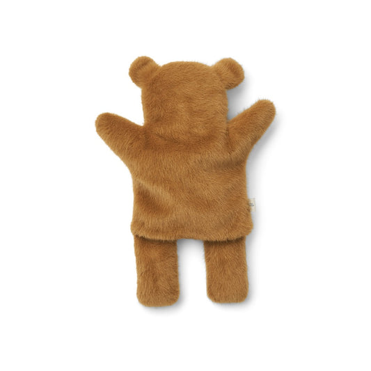 Liewood Honor Bear Hand Puppet - Golden Caramel