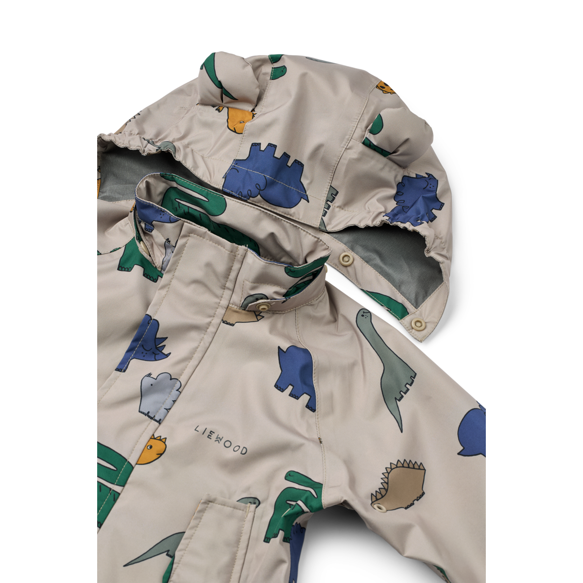 Liewood Manu Rainwear Set - Dinosaurs / Mist