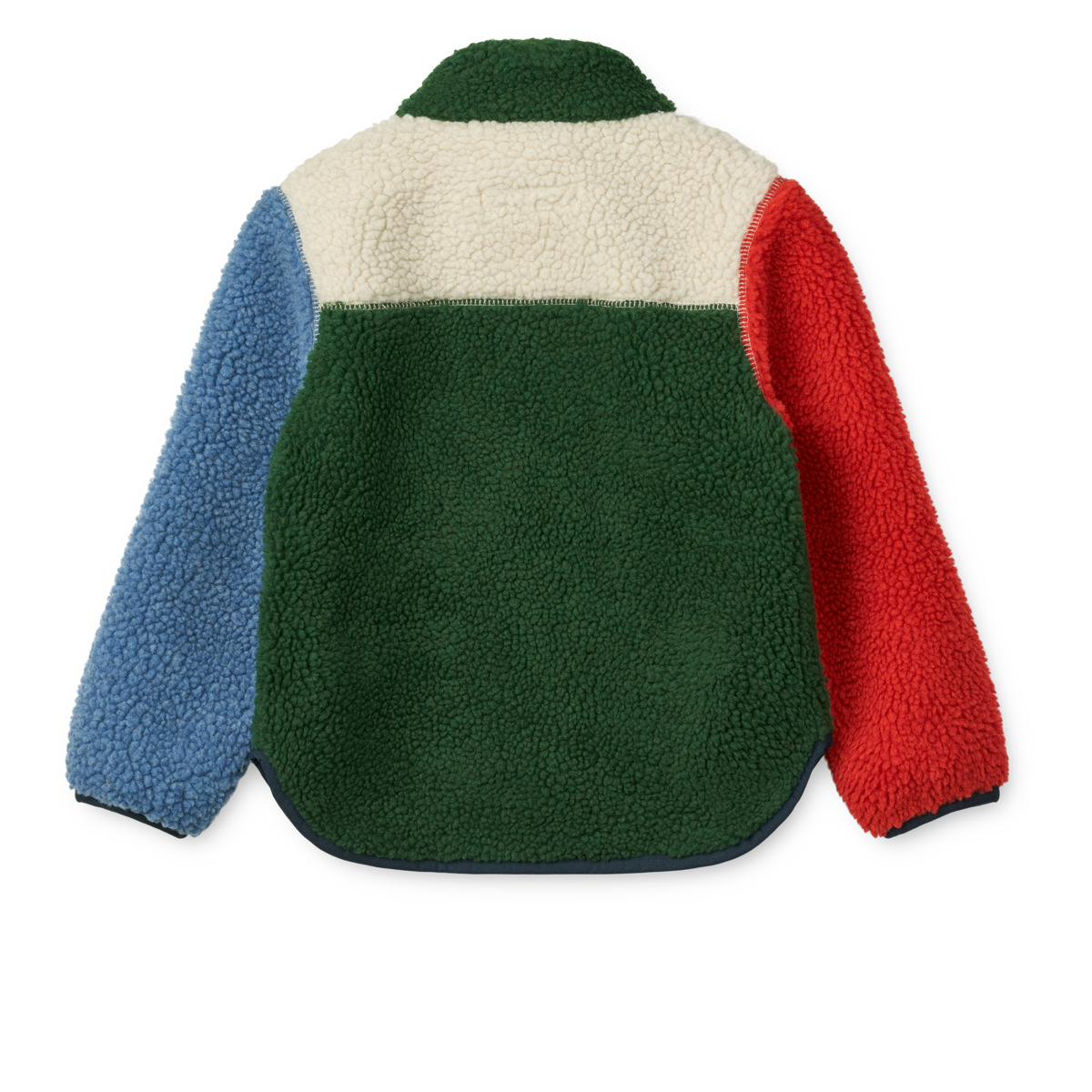 Liewood Noam Pile Jacket - Garden green multi mix