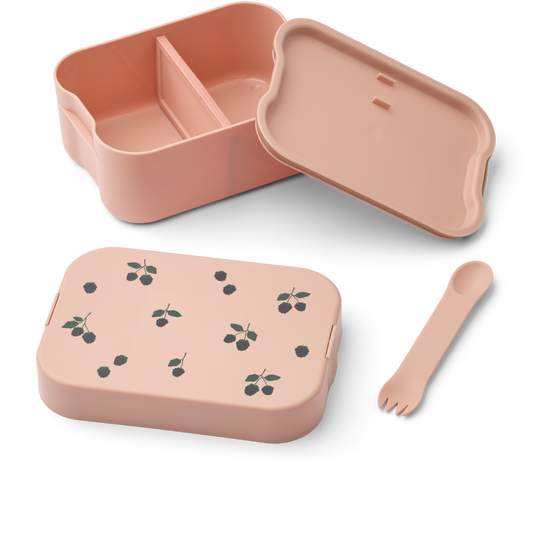 Liewood Chelsey Printed Lunchbox Set - Berry / Pale Tuscany