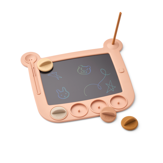 Liewood Venzora Magic Drawing Board w Stamps - Pale tuscany multi mix