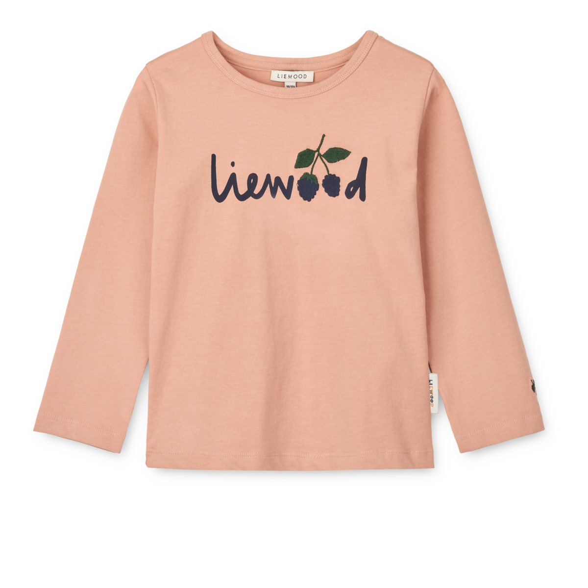 Liewood Apia Placement Longsleeve T-shirt - Liewood Berry / Pale tuscany