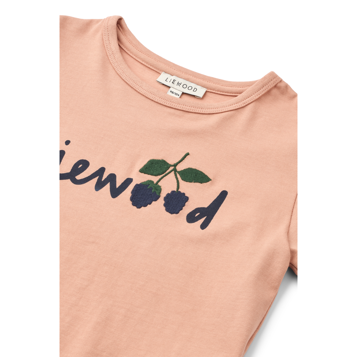 Liewood Apia Placement Longsleeve T-shirt - Liewood Berry / Pale tuscany