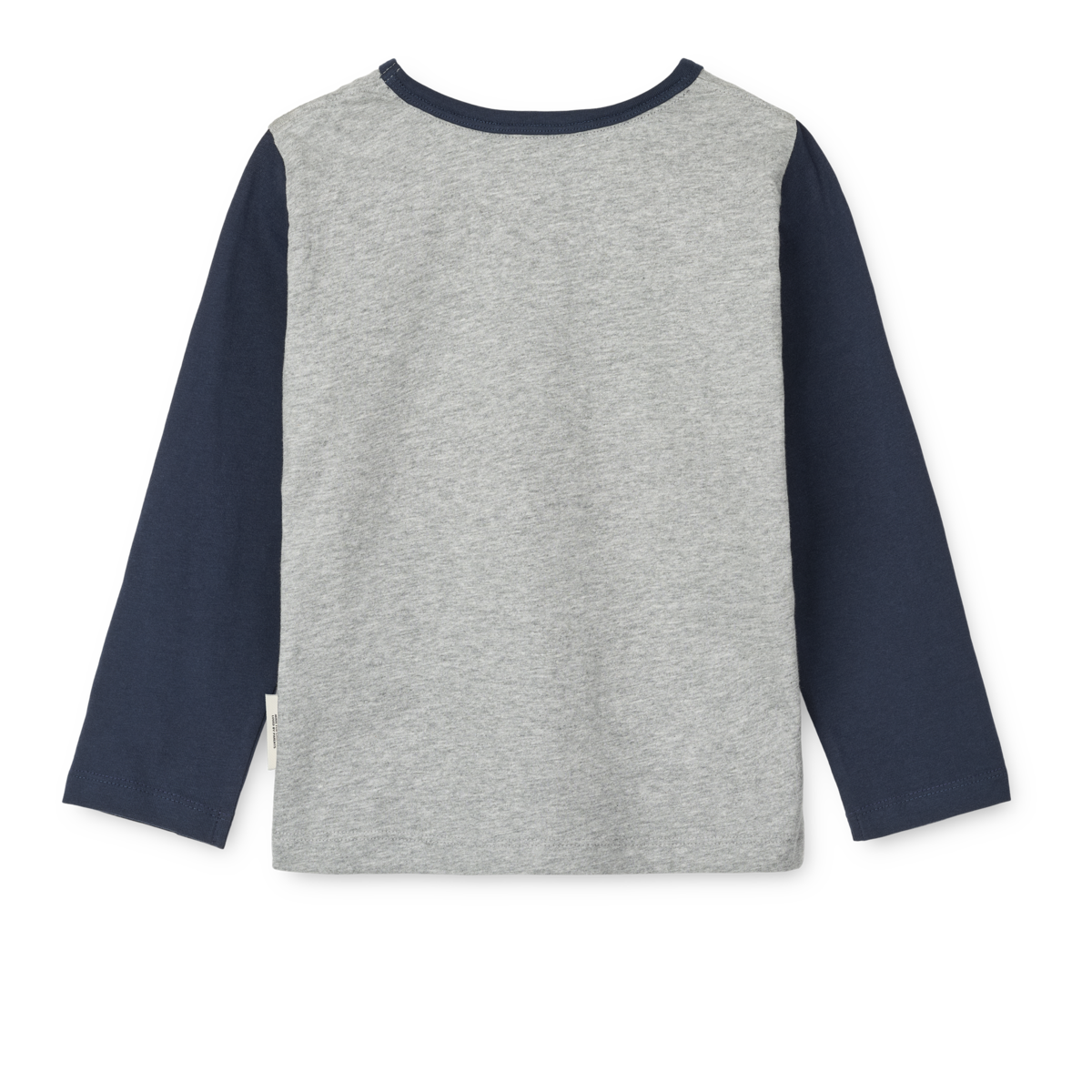 Liewood Apia Placement Longsleeve T-shirt - Walrus / Grey melange / Classic navy