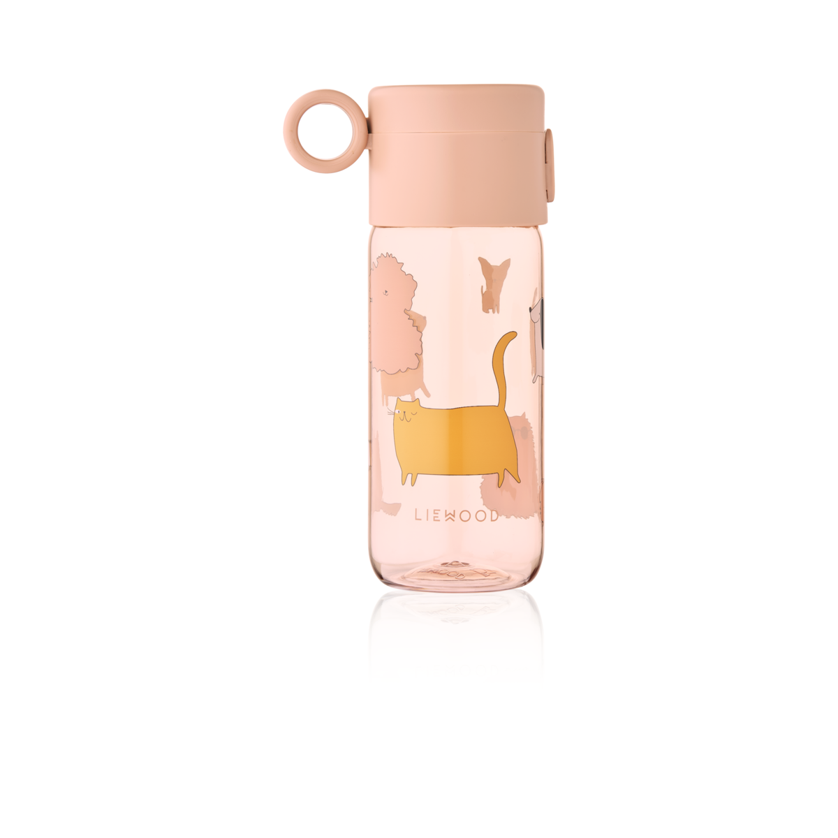 Liewood Clemence Tritan Bottle 350 ml - Cats and Dogs / Sandy