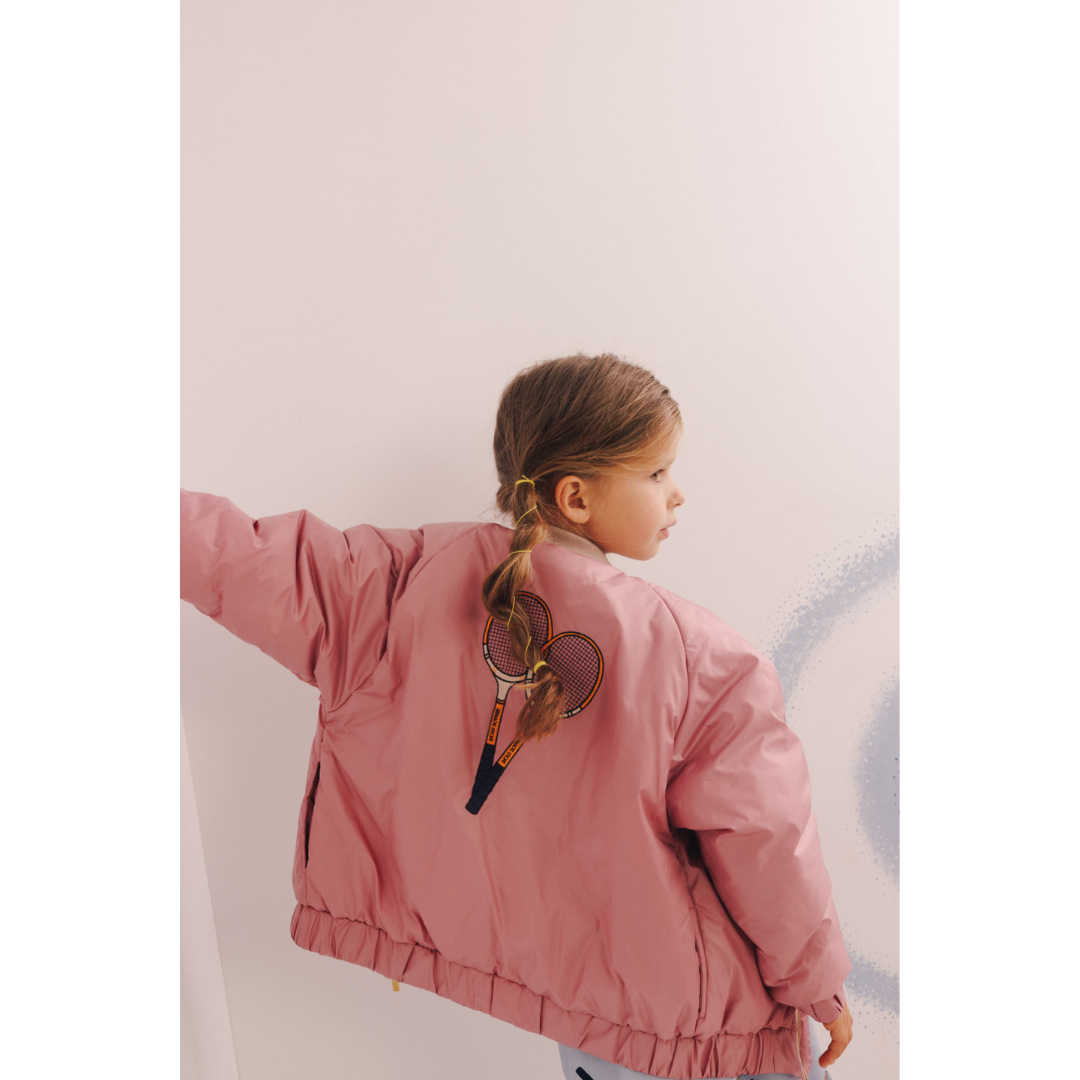 Dear Sophie - Tennis Pink Bomber Jacket