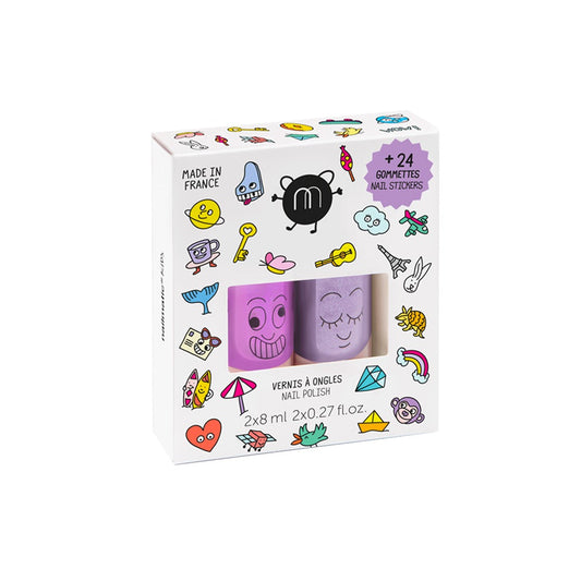 Nailmatic Kids - Nagellack För Barn Och Klistermärke Set  - Wow