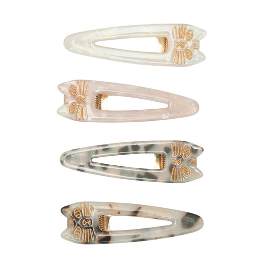 Mimi &amp; Lula 4 Hair Clips - Kitten Puppy Love