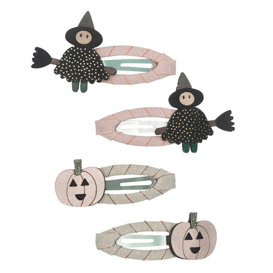 Mimi &amp; Lula 4 Clic Clacs - Witch &amp; Pumpkin