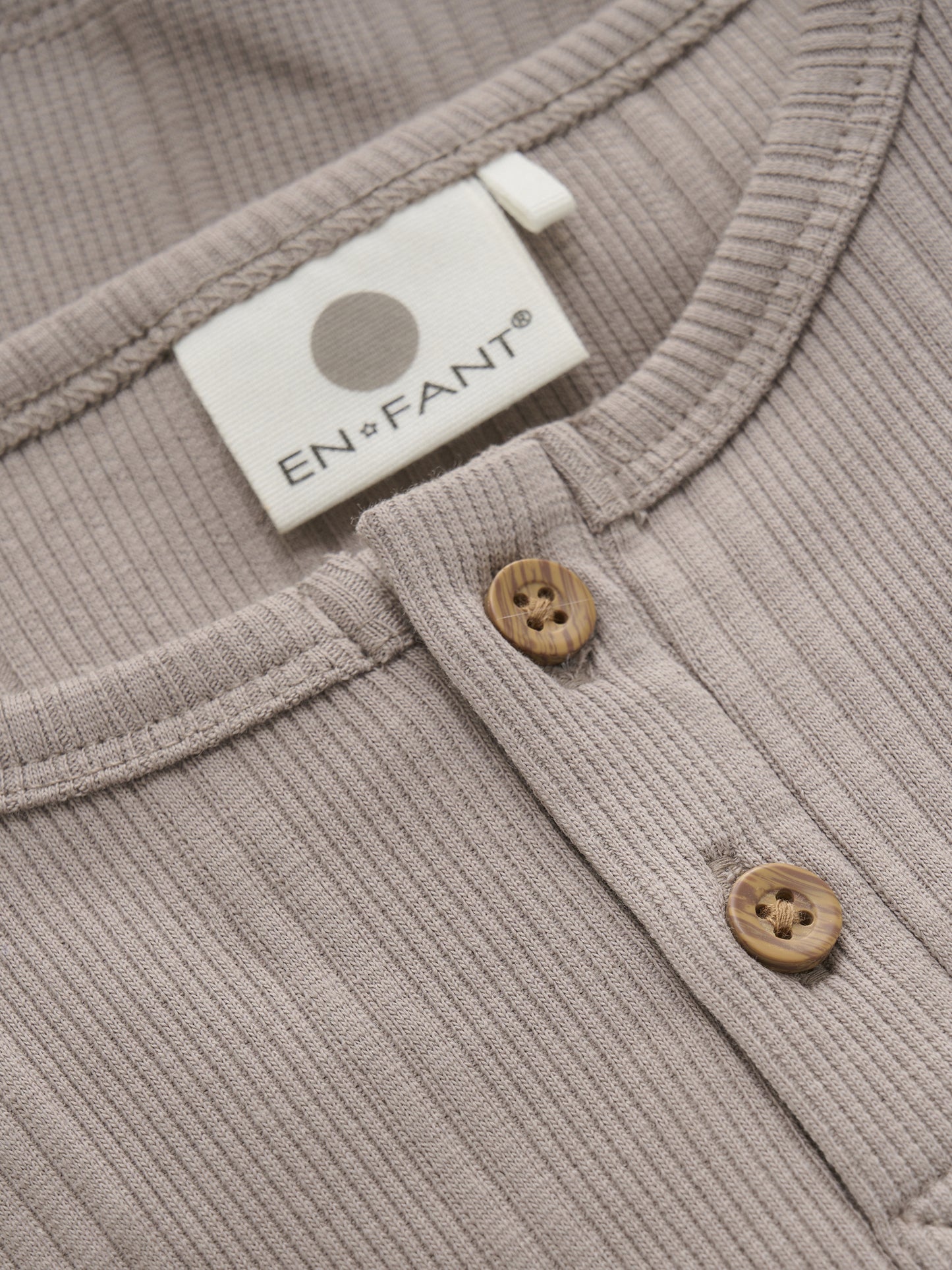 En Fant T-shirt LS Rib - Fungi