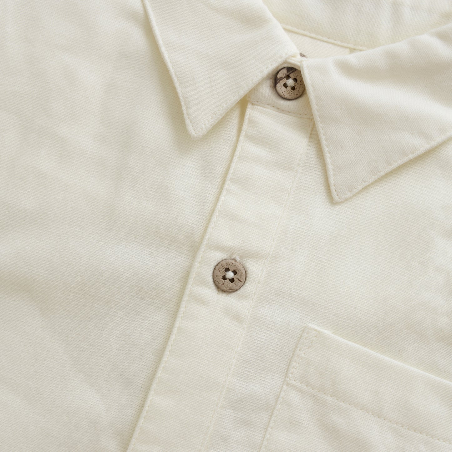 En Fant Shirt LS - Egret