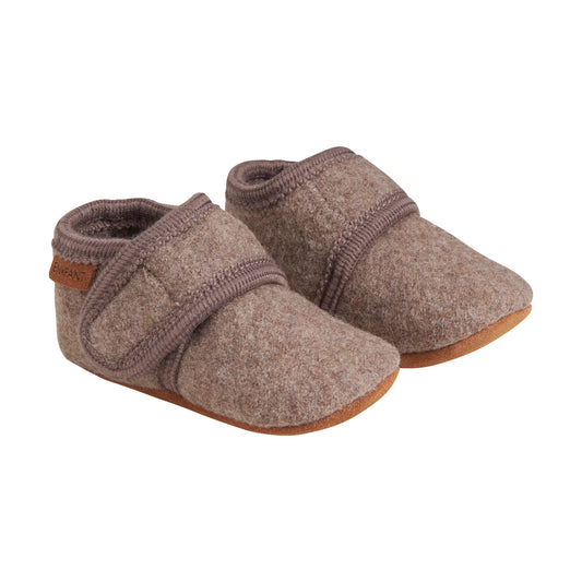 En Fant  Baby Wool slippers - Walnut