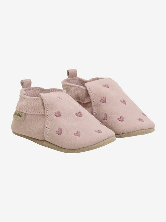 En Fant Innetofflor Suede Emb. - Misty Rose