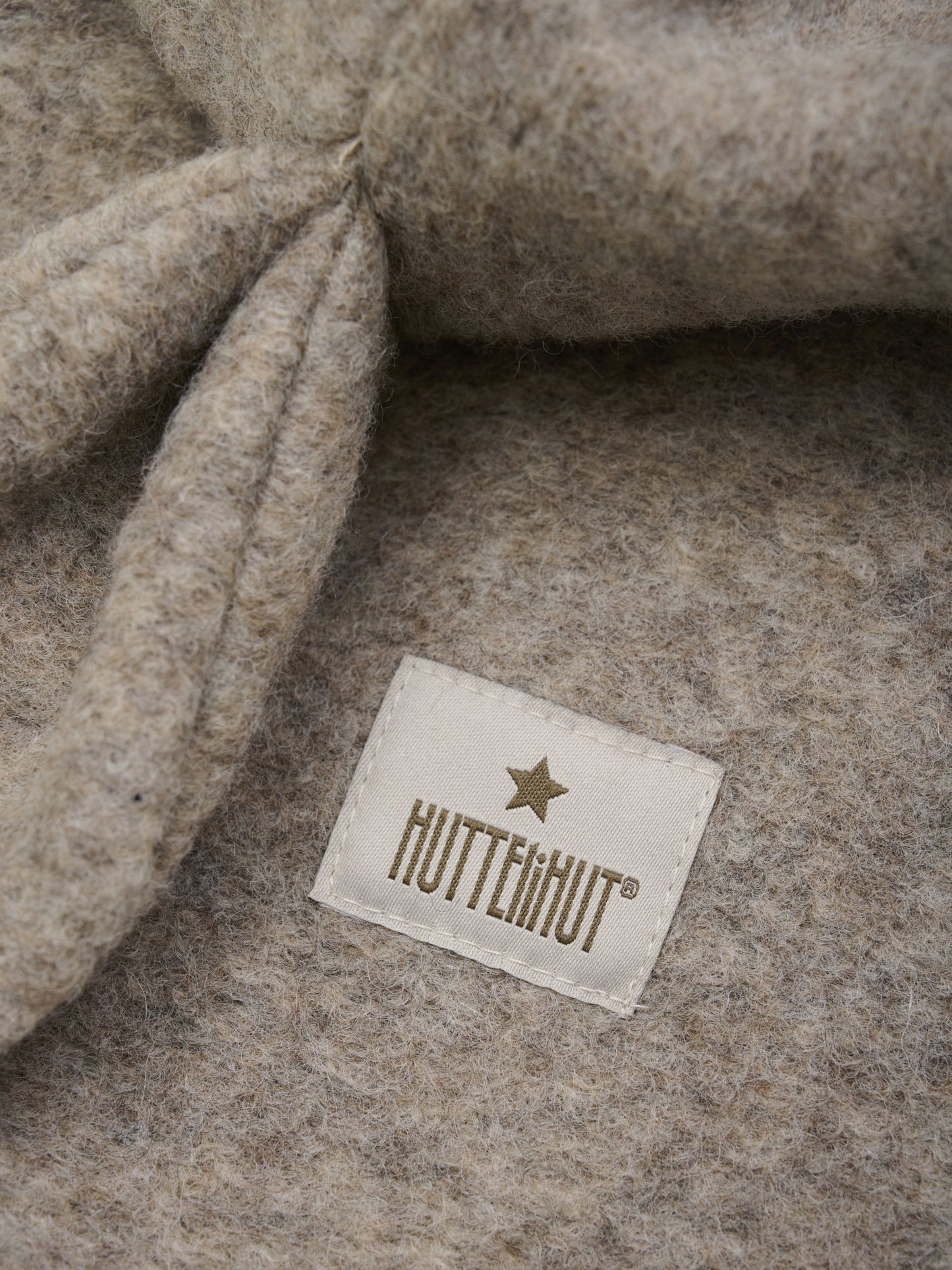 HUTTELiHUT Balaclava Ears Wool - Camel Melange