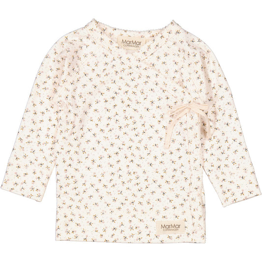 MarMar Copenhagen Tut Wrap Långärmad Omlottblus - Petite Fleurs
