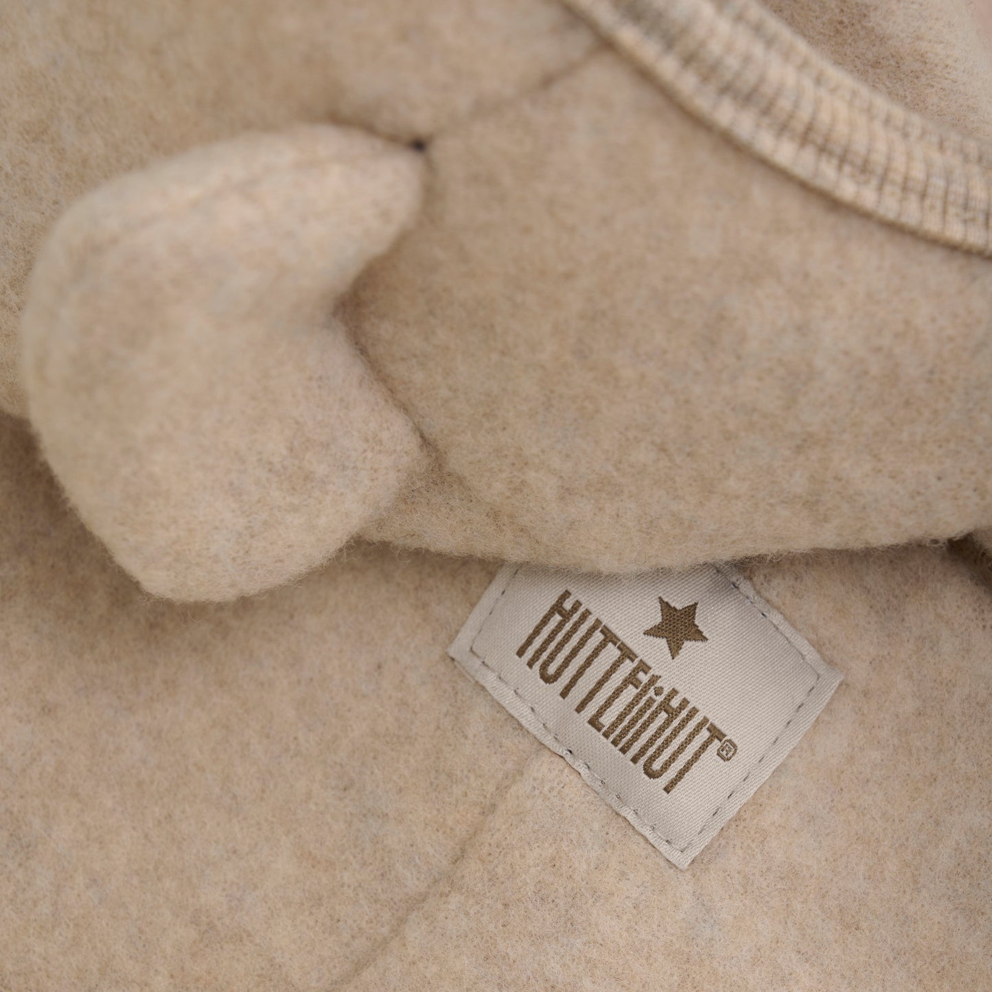 HUTELiHUT Jacket Ears Wool Fleece - Camel Melange