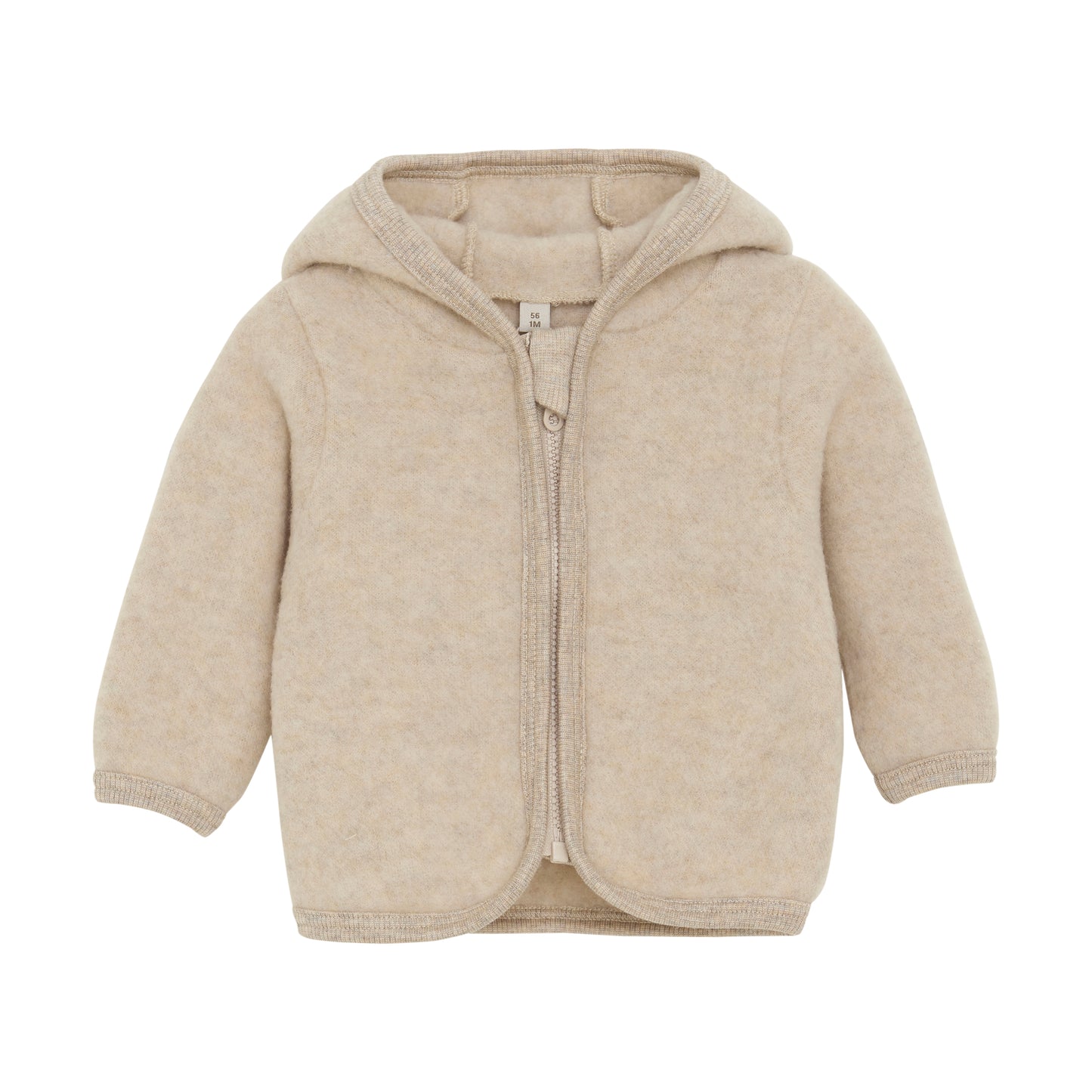 HUTELiHUT Jacket Ears Wool Fleece - Camel Melange