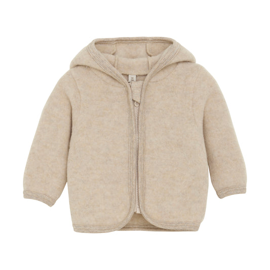 HUTELiHUT Jacket Ears Wool Fleece - Camel Melange