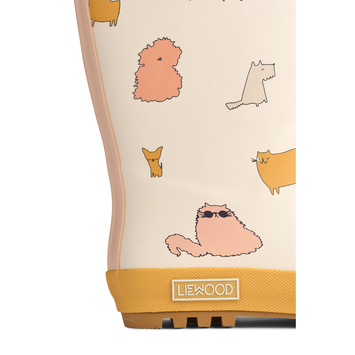 Liewood Mason Thermo Rainboot - Cats and Dogs / Sandy