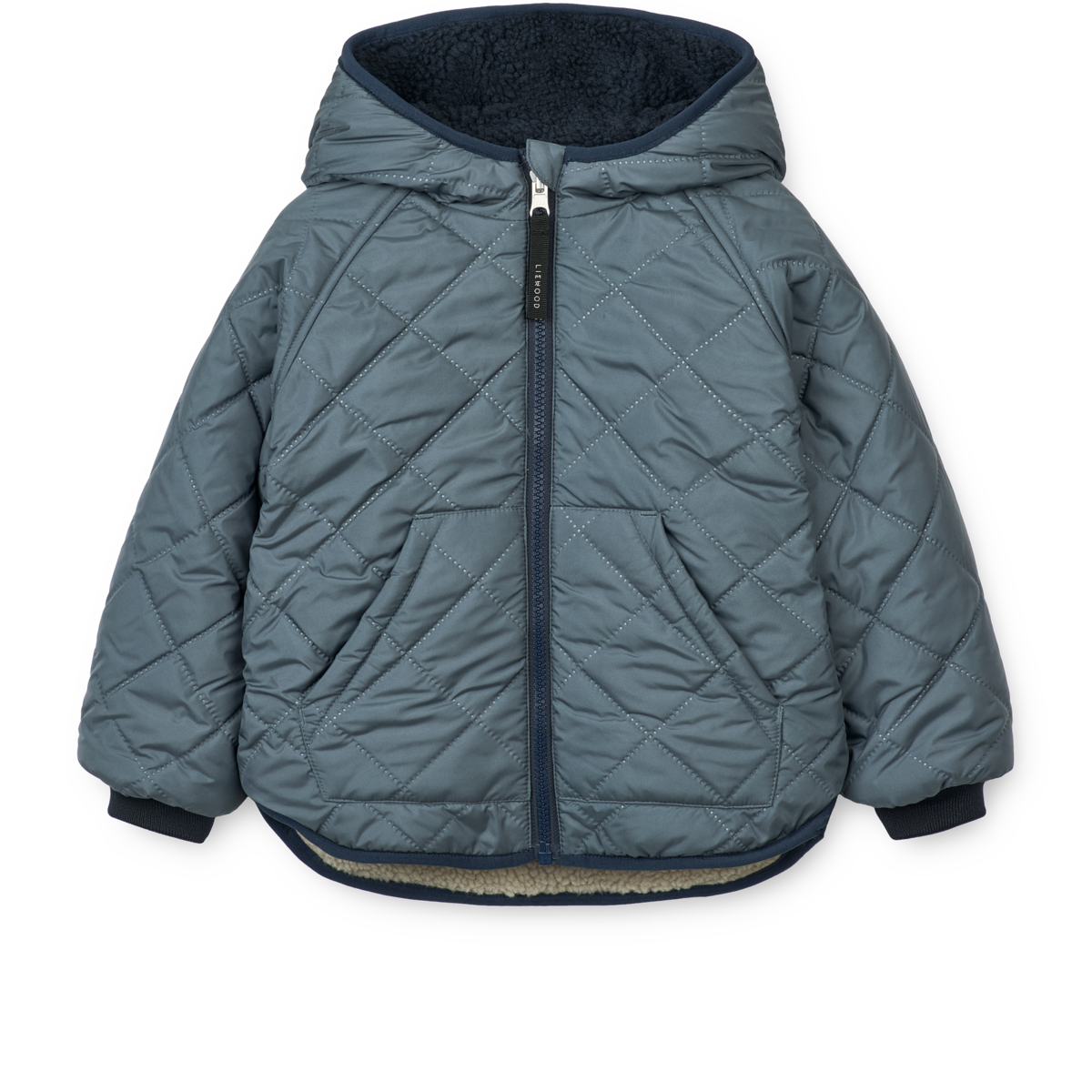 Liewood Jackson Reversible Jacket - Whale blue multi mix