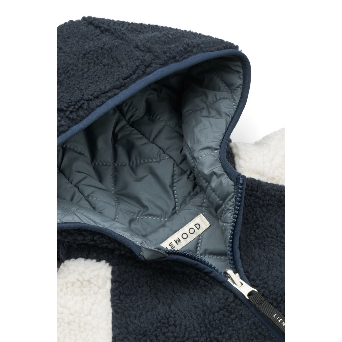 Liewood Jackson Reversible Jacket - Whale blue multi mix