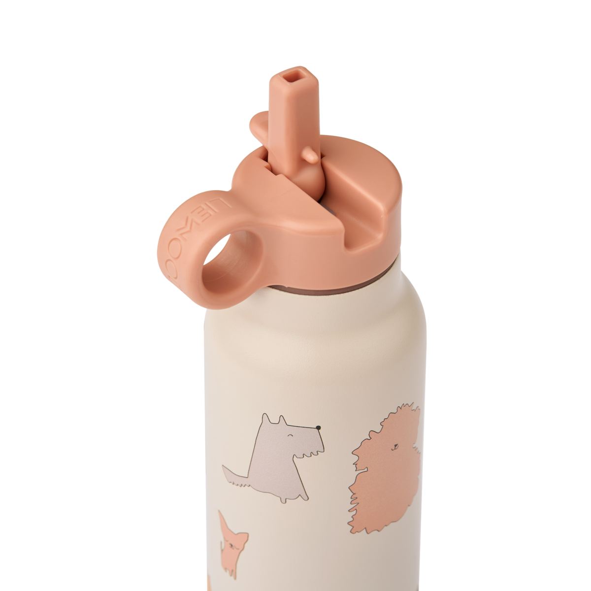 Liewood Falk Water Bottle 350 ml - Cats and Dogs / Sandy