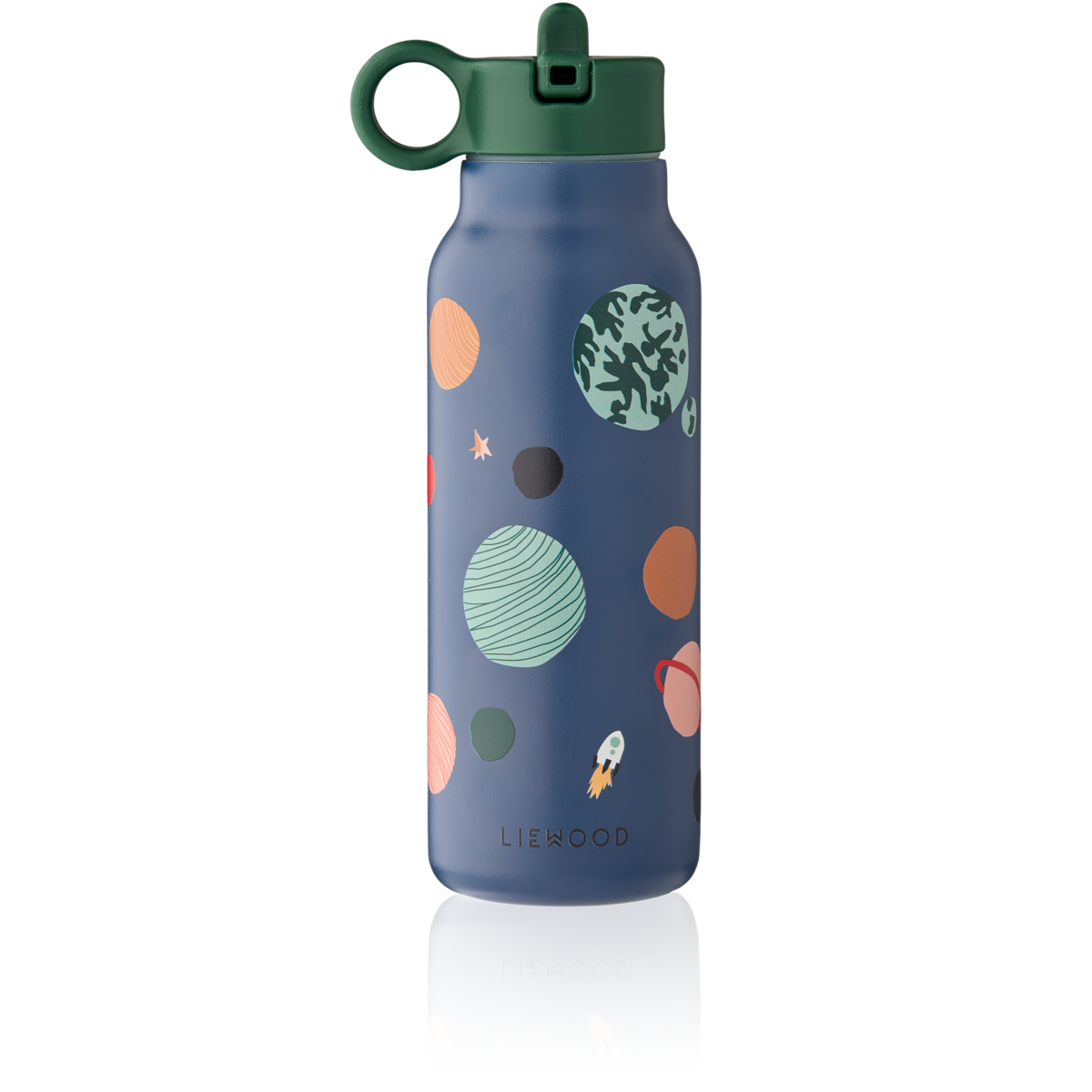 Liewood Falk Water Bottle 350 ml - Universe / Classic navy