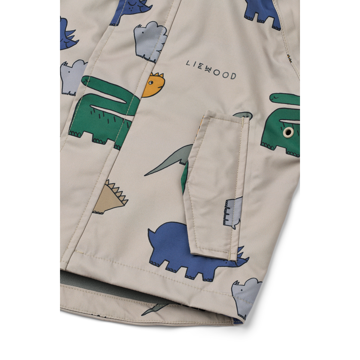 Liewood Manu Rainwear Set - Dinosaurs / Mist