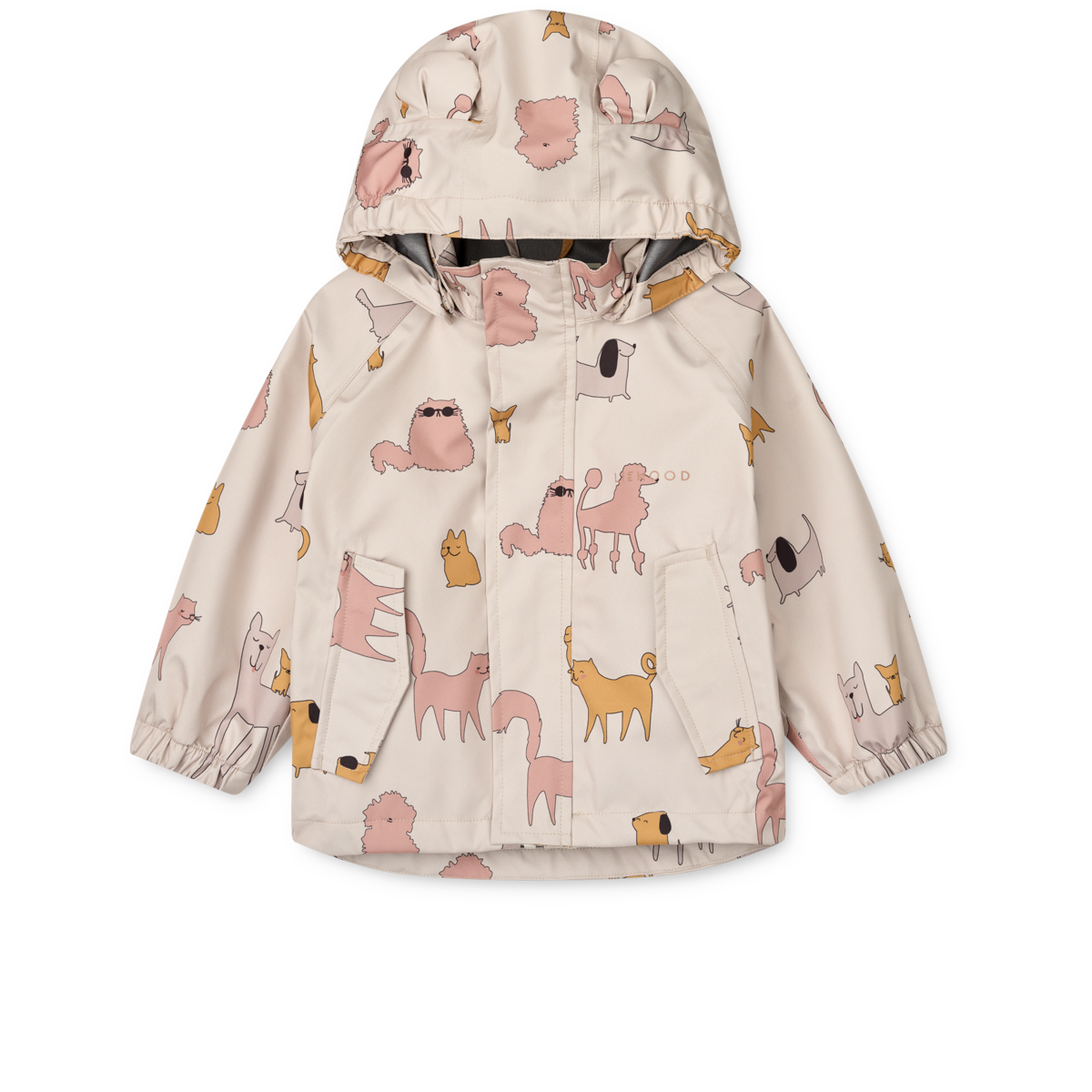 Liewood Manu Rainwear Set - Cats and Dogs / Sandy