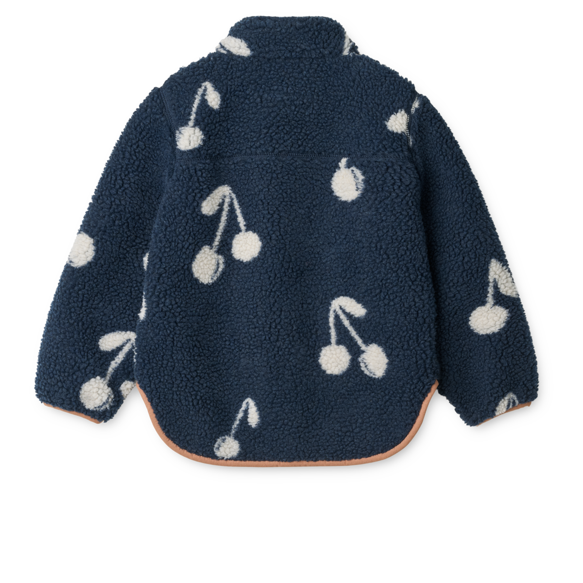 Liewood Noam Pile Jacket - Cherry blossom / Classic navy
