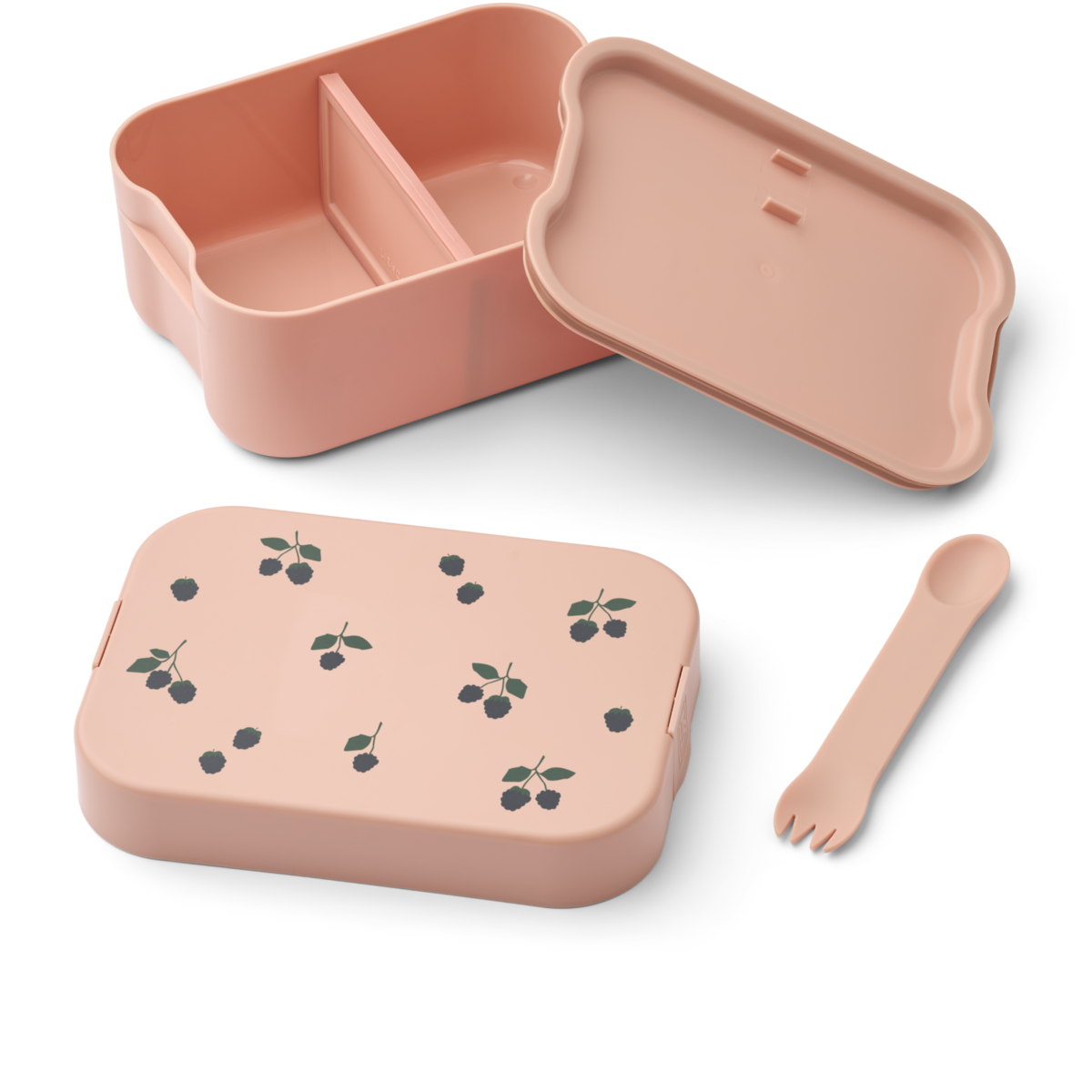 Liewood Chelsey Printed Lunchbox Set - Berry / Pale Tuscany