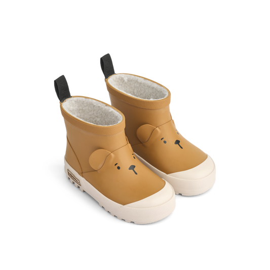 Liewood Jesse Bear Thermo Rainboot - Golden caramel
