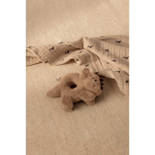 Liewood Romain Dino Tricera Rattle - Dune