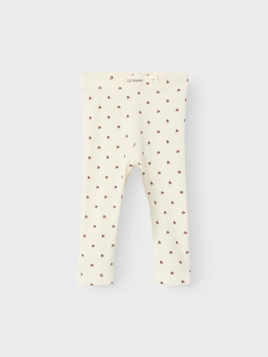 Lil' Atelier Leggings - Turtledove/Nyckelpiga