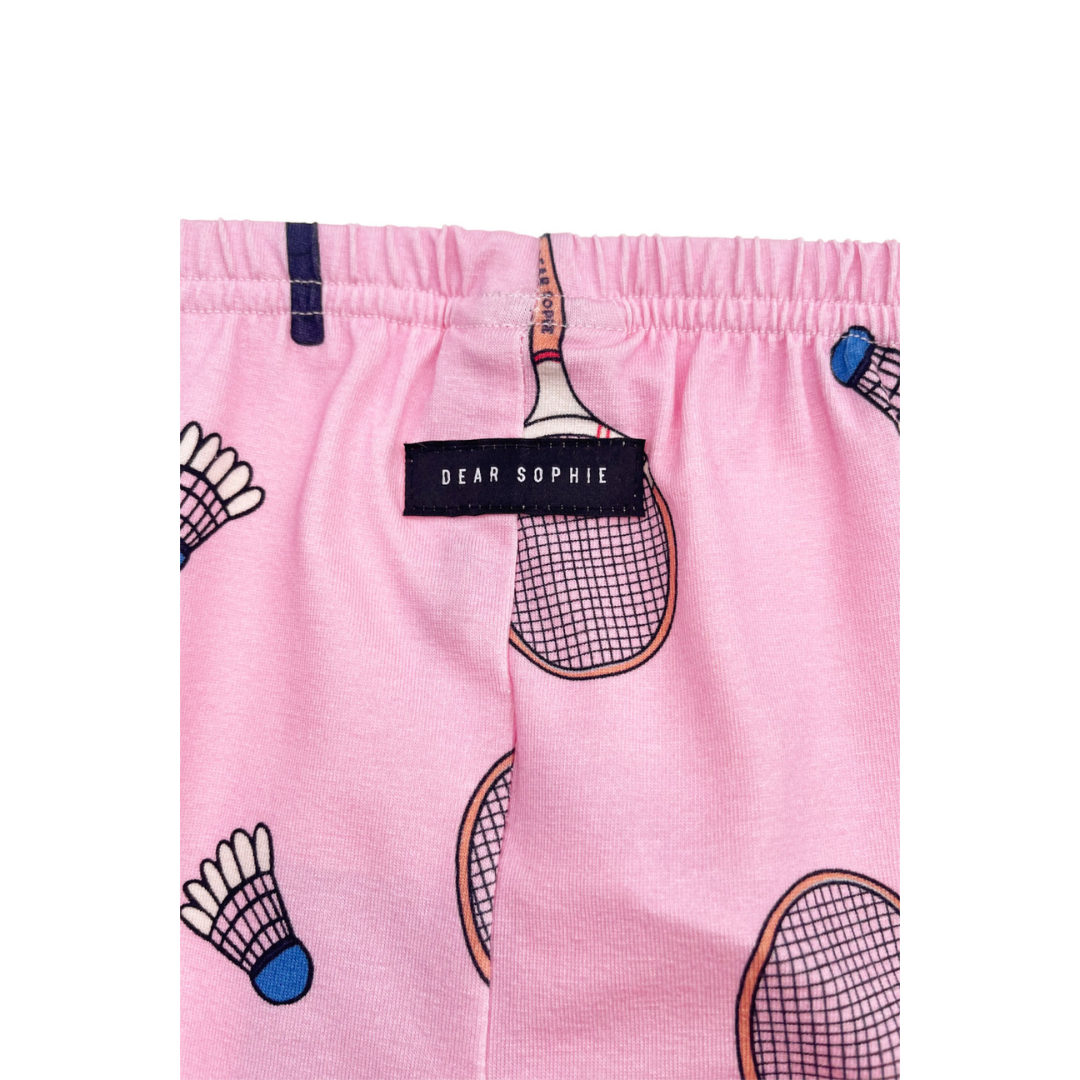 Dear Sophie - Tennis Pink Flares Leggings