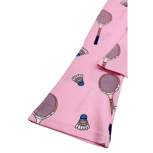 Dear Sophie - Tennis Pink Flares Leggings