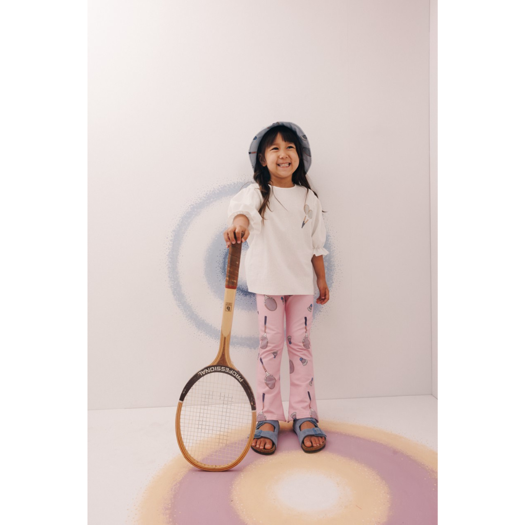 Dear Sophie - Tennis Pink Flares Leggings