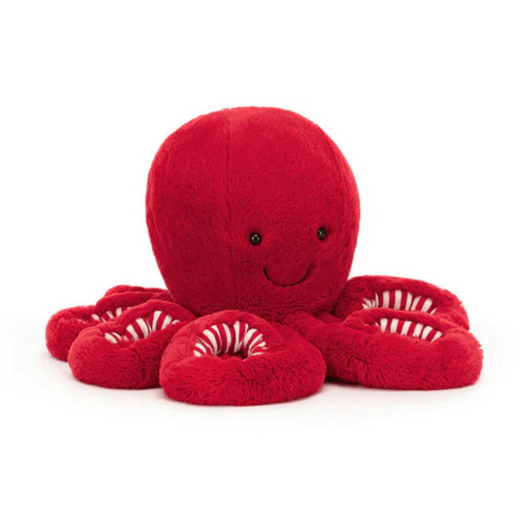 Jellycat Soft Toy - Small Cranberry Octopus