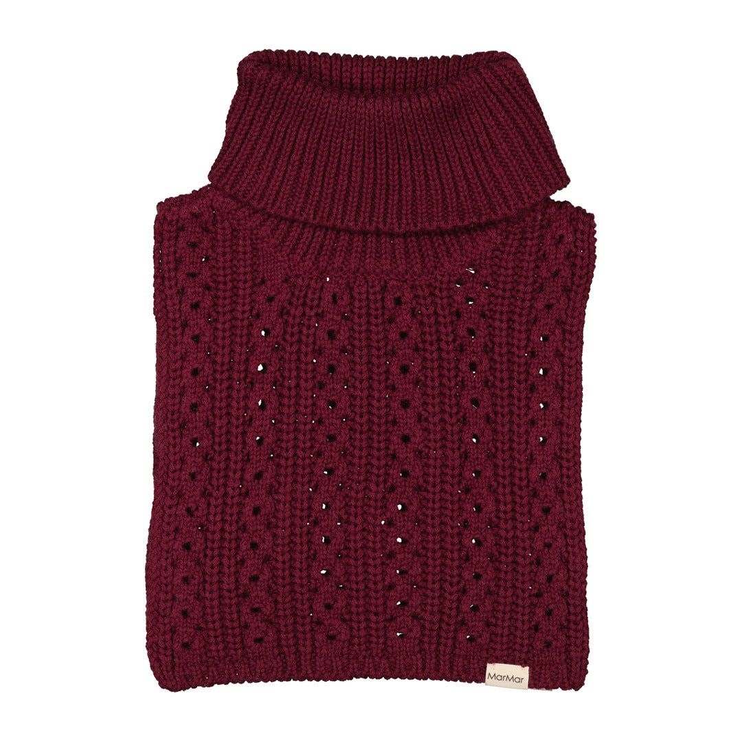 Arna neck collar - Deep Ruby