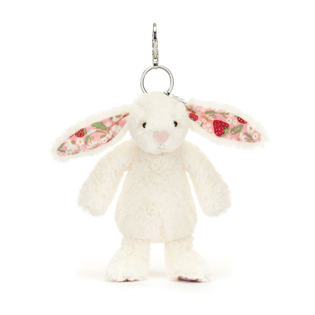 Jellycat - Blossom Cream Bunny ´Berry´ Keychain