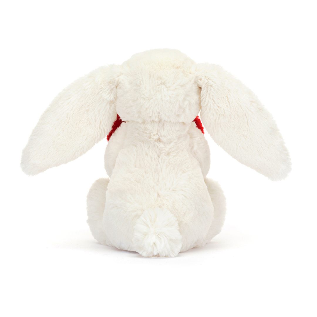 Jellycat Stuffed Animal - Bashful Red Love Heart Bunny Little