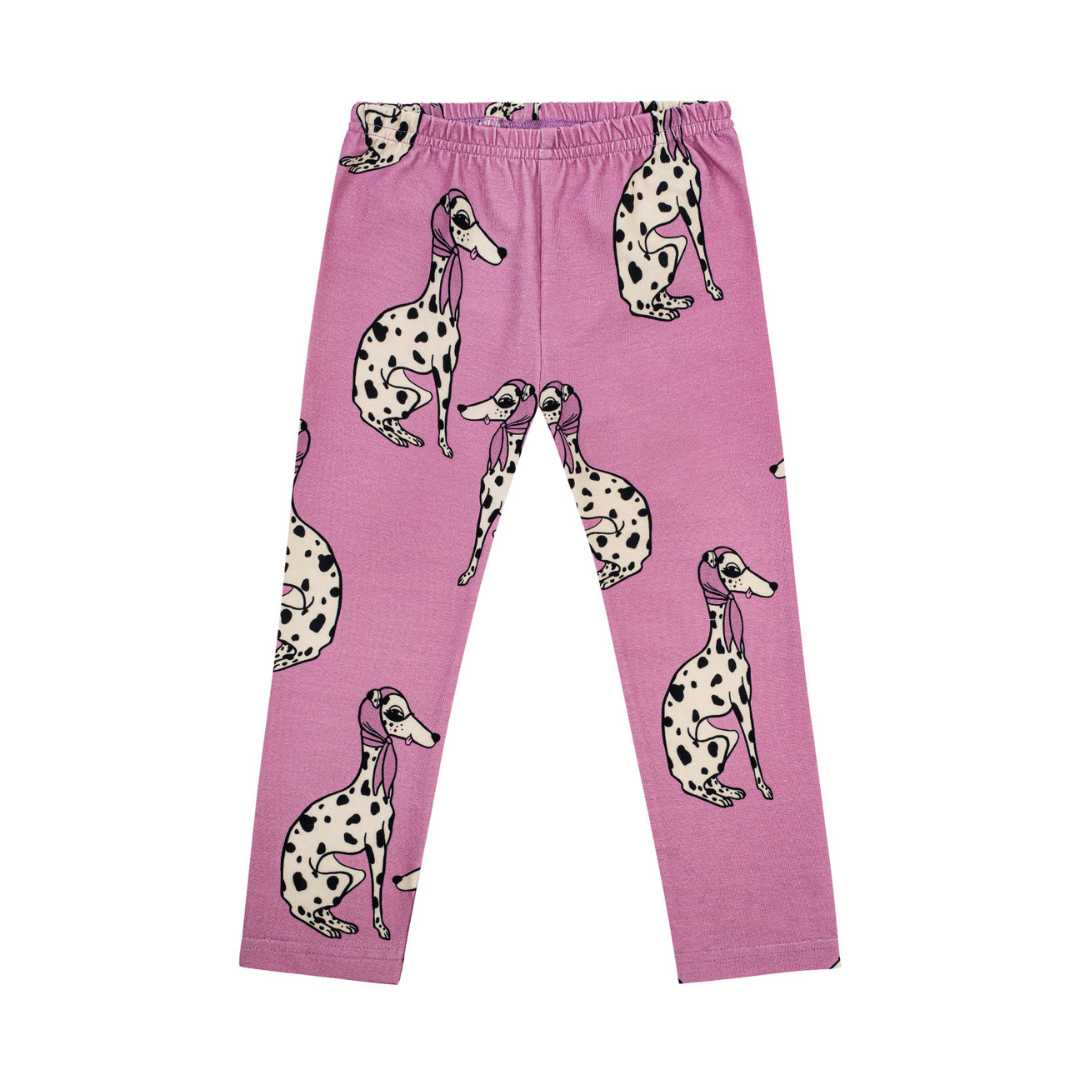 Dear Sophie - Dalmatian Pink Leggings