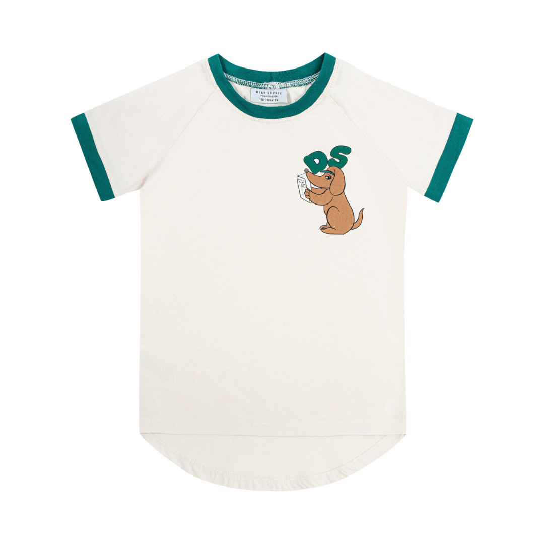 Dear Sophie - Dog Reader Ecru T-shirt