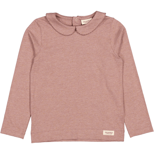 MarMar Copenhagen Taran Topp - Dusty Mauve Glitter