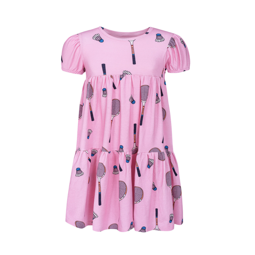 Dear Sophie - Tennis Pink Puff Dress